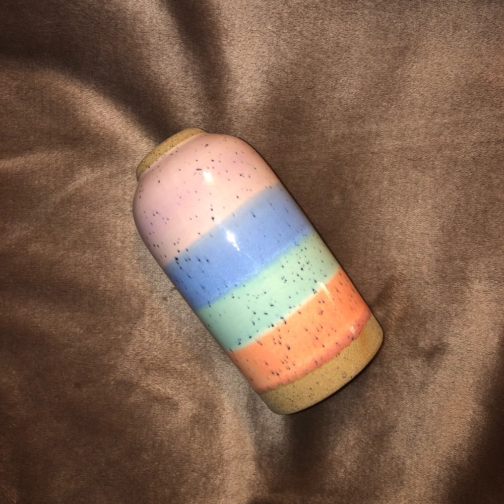 multicolor threshold vase